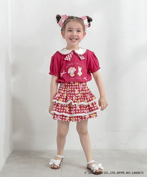 浴衣 coeur a coeur マイメロディ 浴衣ドレス4点セット キッズ 子供 女の子の画像