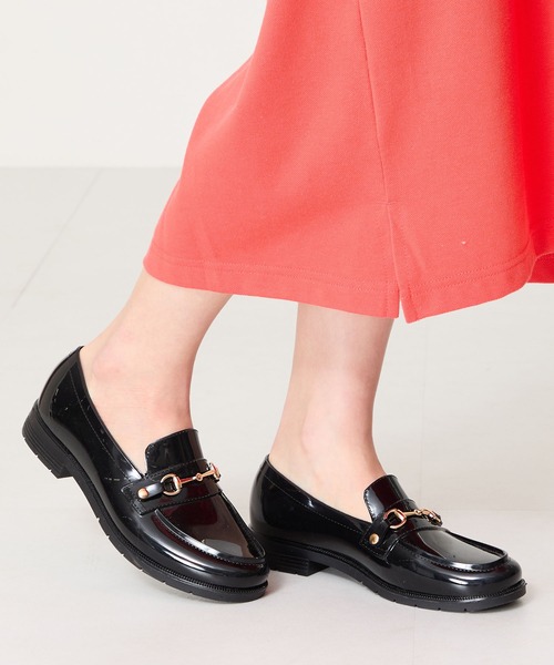 新品☆FORME レインローファーレインシューズレインブーツLサイズ