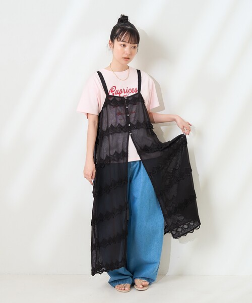 【新品タグ付】アルページュストーリー　刺繍キャミワンピース　黒　M アルページュストーリー 刺繍キャミワンピース 黒 - メルカリ