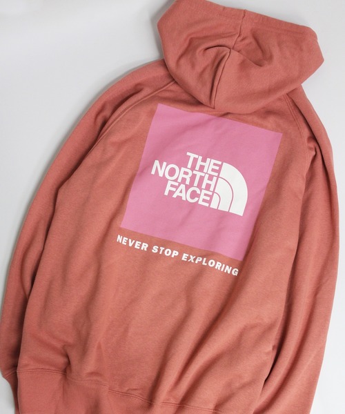 「THE NORTH FACE」 プルオーバーパーカー M レッド レディース