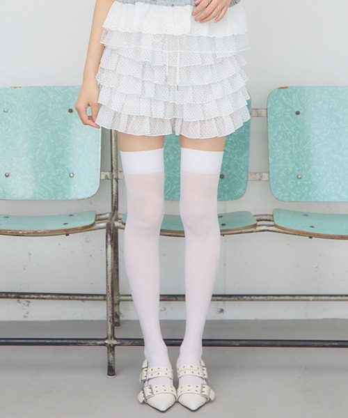 3.3 FIELD TRIP パンツ 3.3 Field Trip／フリルレースショートパンツ