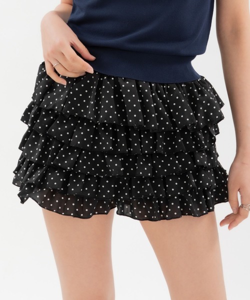 FEKETE ドットフリルショートパンツ　M ドットフリルマイクロショートパンツ – WEGO ONLINE STORE