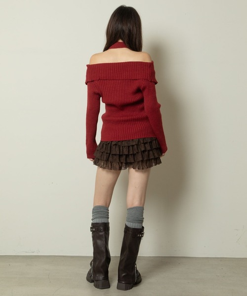3.3 FIELD TRIP パンツ 3.3 Field Trip／フリルレースショートパンツ
