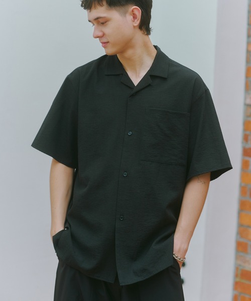 MAISON CLUB（メゾンクラブ） シャツ 「MAISON CLUB」Open Collar Half