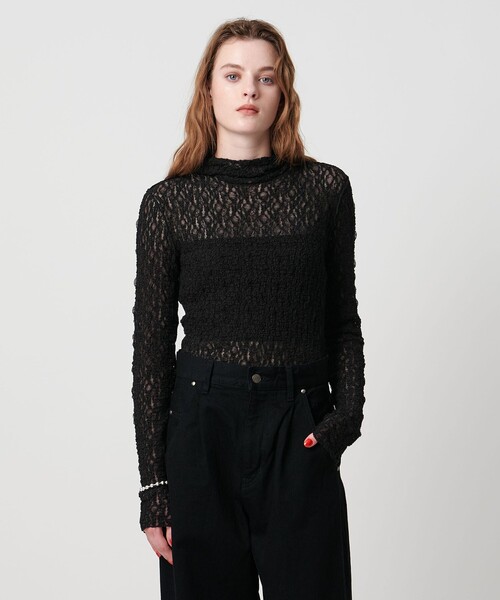 パーカー 「ASTRAET」レース  フーデッドカットソー レディース ASTRAET パーカー 「ASTRAET」レース フーデッドカットソー