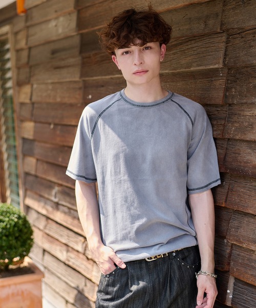 kutir tシャツ VINTAGELIKE BICOLOR STITCH TEE／ヴィンテージ