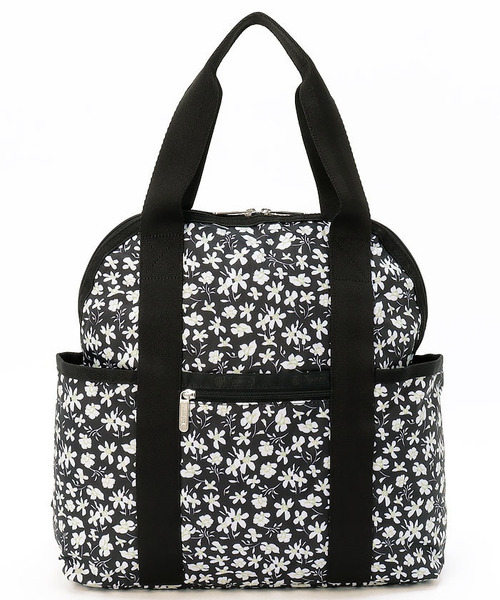 新品・未使用 LeSportsac リュック トートバッグ 2way ブラック LeSportsac - LESPORTSAC(レスポートサック) リュックサック美品
