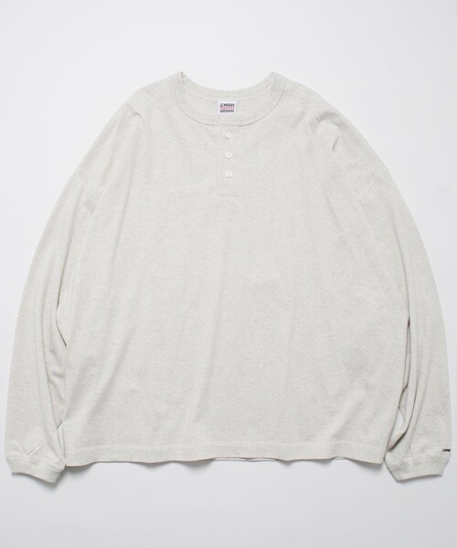 「FREAK'S STORE」 長袖Tシャツ MEDIUM アッシュグレー メンズ