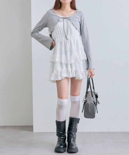 OLIVE des OLIVE（オリーブデオリーブ） ワンピース ボレロセット