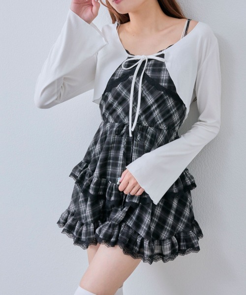 OLIVE des ワンピース ボレロセットチュニックキャミ : ZOZOTOWN