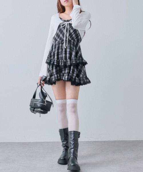 OLIVE des ワンピース ボレロセットチュニックキャミ : ZOZOTOWN
