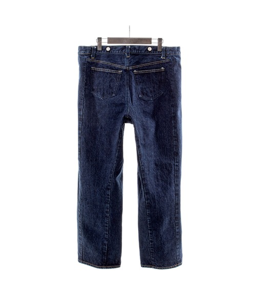 ジーンズ Box-shaped Jeans Washed Indigo メンズ レディース_2