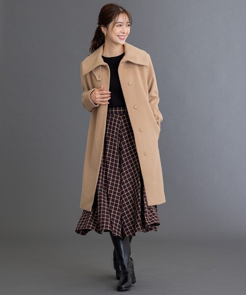 「組曲」 長袖ニット 2 ピンク レディース_画像2