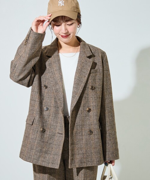 FREAK'S STORE xHarrisTweed  ヘリンボーン ジャケット FREAK'S STORE xHarrisTweed ヘリンボーン ジャケット FREAK'S