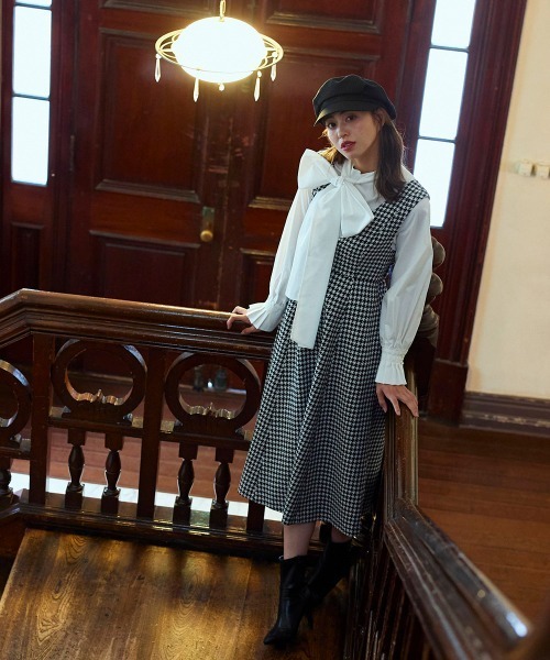 「QUEENS COURT」 サロペットスカート M ホワイト系その他 レディース_画像7