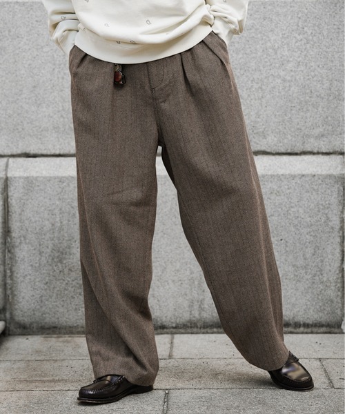 【未使用】INCOTEX ブラウン スラックス ヘリンボーン 50インチ 楽天市場】ヘリンボーン（ブランドインコテックス）（ズボン・パンツ