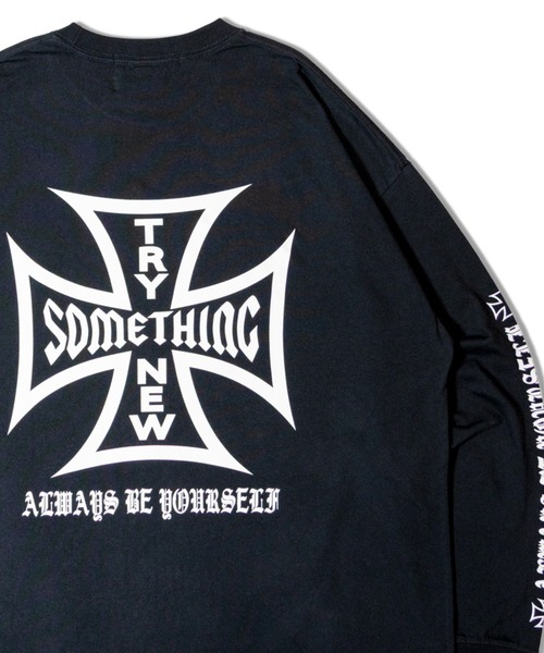JACKROSE（ジャックローズ） tシャツ JE-アイアンクロス-LSTEE メンズ