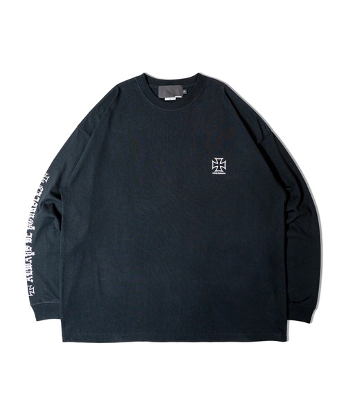 【〜5/11まで価格】INDEPENDENT アイアンクロス 長袖Tシャツ Ｌ JACKROSE（ジャックローズ） tシャツ JE-アイアンクロス-LSTEE メンズ