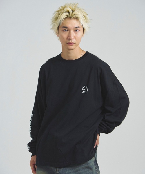 JACKROSE（ジャックローズ） tシャツ JE-アイアンクロス-LSTEE メンズ