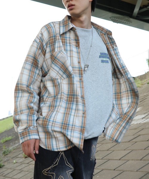 ヴィンテージ レトロ古着 変形前立てトリコカラーシャツ 金ボタン オーバーサイズ 中古・古着通販】TORI RICHARD (トリリチャード) '70s リゾートシャツ