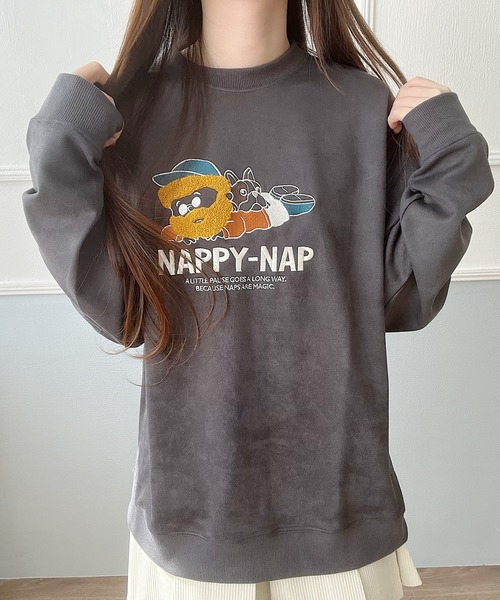 トレーナー スウェット ポンチスウェードスウェット（オジーデザイン