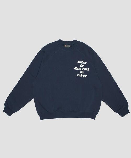 【NAVY】LOTTO M/N/T LOGO SWEAT PULLOVER LOTTO（ロット） トレーナー スウェット LOTTO M/N/T LOGO SWEAT