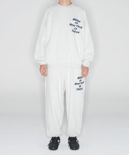 3*9様 M52ロゴ ホワイトスウェット Mサイズ LOTTO（ロット） トレーナー スウェット LOTTO M/N/T LOGO SWEAT