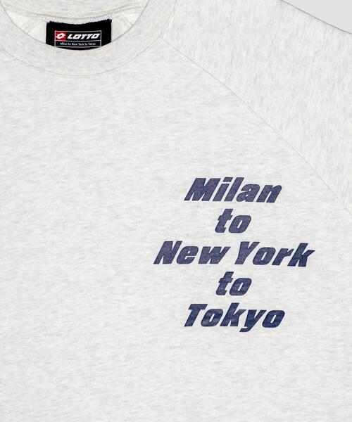 【NAVY】LOTTO M/N/T LOGO SWEAT PULLOVER LOTTO（ロット） トレーナー スウェット LOTTO M/N/T LOGO SWEAT