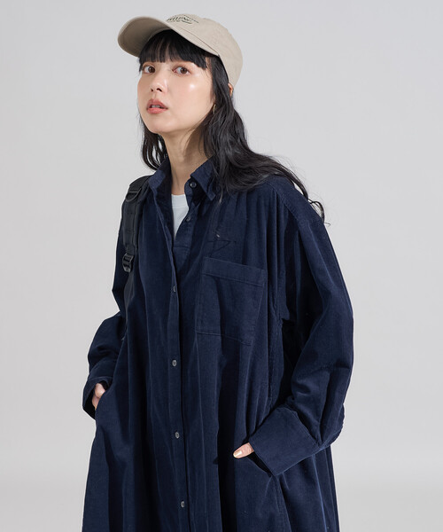 FREAK'S STORE（フリークスストア） ワンピース コーデュロイ シャツ