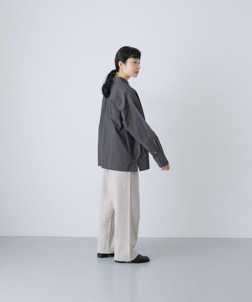 かぐれ ブラウス シャツ 「ユニセックス」コットンレギュラーカラー