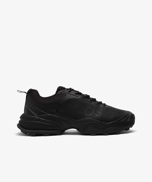 【ブラック×ブラック】メンズ LGUARD BRKR CTT 225 1 SMA LACOSTE（ラコステ） スニーカー メンズ LGUARD BRKR CTT 225 1 SMA