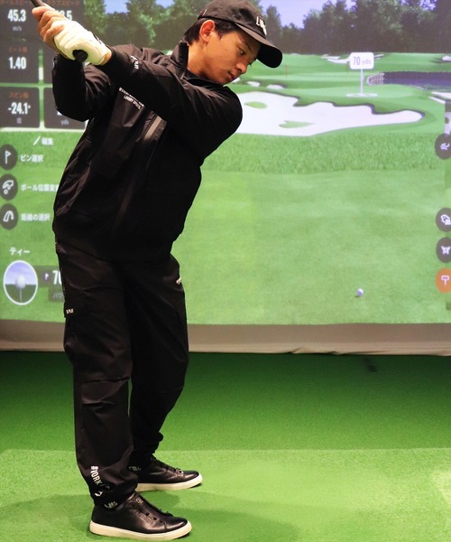ブルゾン アウター (RM)「LUXE/R GOLF」ストレッチ クロス スタンド ジップ ブルゾン メンズ_18
