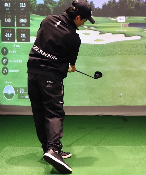 ブルゾン アウター (RM)「LUXE/R GOLF」ストレッチ クロス スタンド ジップ ブルゾン メンズ_19