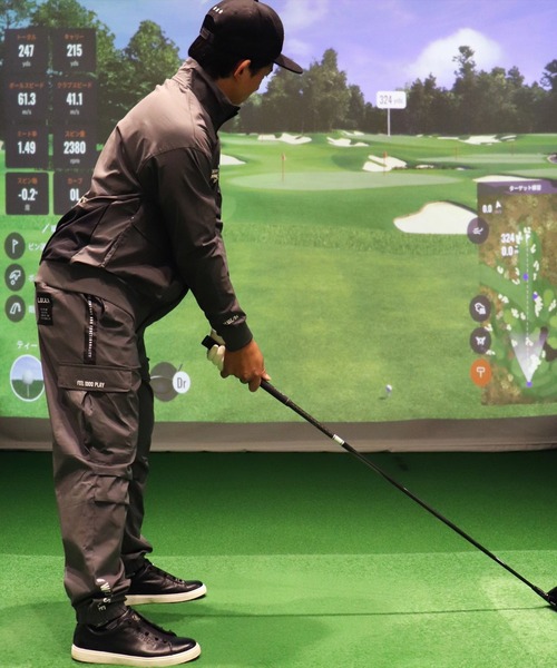 ブルゾン アウター (RM)「LUXE/R GOLF」ストレッチ クロス スタンド ジップ ブルゾン メンズ_21