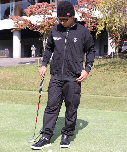 ブルゾン アウター (RM)「LUXE/R GOLF」ストレッチ クロス スタンド