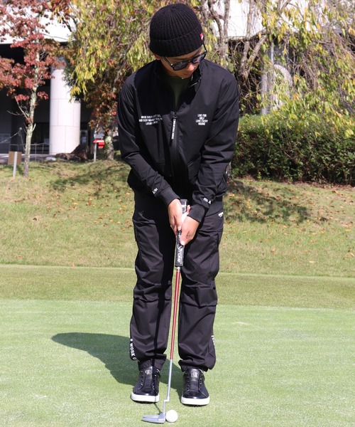 ブルゾン アウター (RM)「LUXE/R GOLF」ストレッチ クロス スタンド