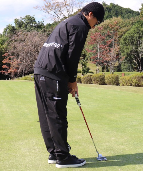 ブルゾン アウター (RM)「LUXE/R GOLF」ストレッチ クロス スタンド