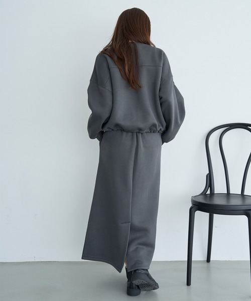 mil（ミル） トレーナー スウェット 裏起毛スウェットドロストプル