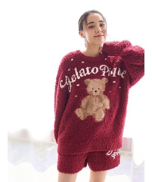 GELATO PIQUE HOLIDAY 2024 ベアルームウェアセット gelato pique（ジェラートピケ） パジャマ ルームウェア 「HOLIDAY