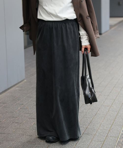 フィブリルキュプラジャージーマキシスカート（JOURNAL STANDARD）の