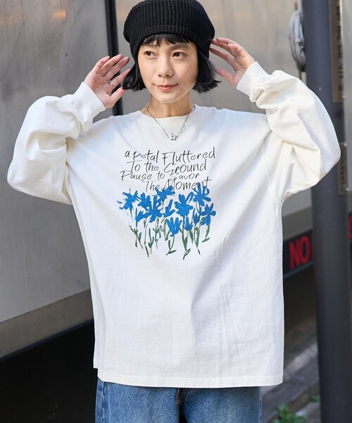 FREAK'S STORE（フリークスストア） 長袖カットソー フリ- チャコール