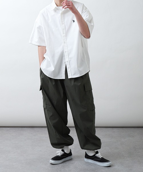 「U.S. POLO ASSN.」 半袖シャツ MEDIUM ブルー メンズ_画像2