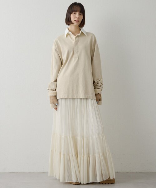 Whim Gazette（ウィム ガゼット） tシャツ 刺繍ラガーシャツ