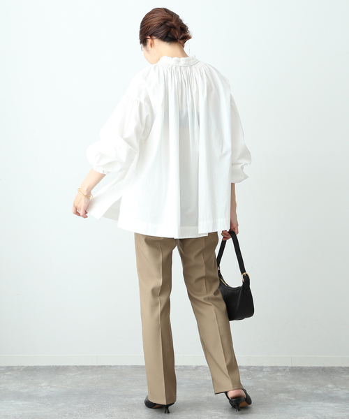 SLOBE IENA（スローブイエナ） 長袖ブラウス FREE ベージュ レディース
