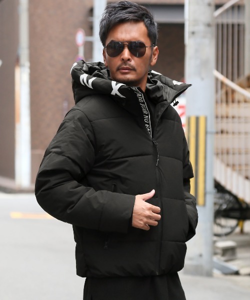 アウターウェア フード付きブルゾン メンズ ブルゾン アウター 中綿