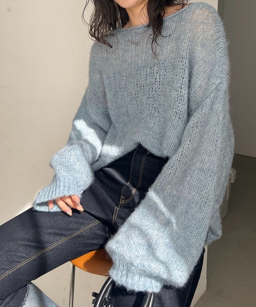 「CAPRICIEUX LE'MAGE」 長袖ニット FREE ベージュ レディース_画像3