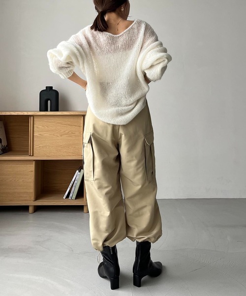 「CAPRICIEUX LE'MAGE」 長袖ニット FREE ベージュ レディース_画像7