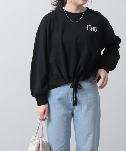 「RAY CASSIN」 長袖カットソー FREE ピンク レディース_画像2