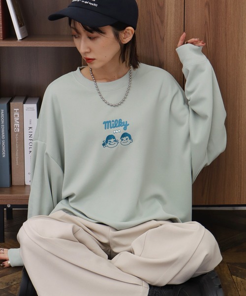 CORPUS SELECT tシャツ 「PEKO/ペコちゃん」オーバーサイズ ポンチ