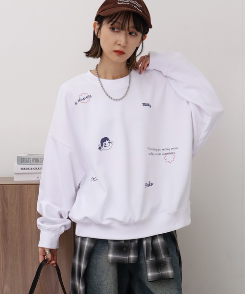 CORPUS SELECT tシャツ 「PEKO/ペコちゃん」オーバーサイズ ポンチ